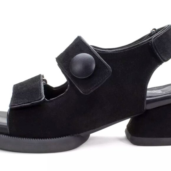 John Fluevog Neve Sandals with Velcro Straps - Picture 10 of 10